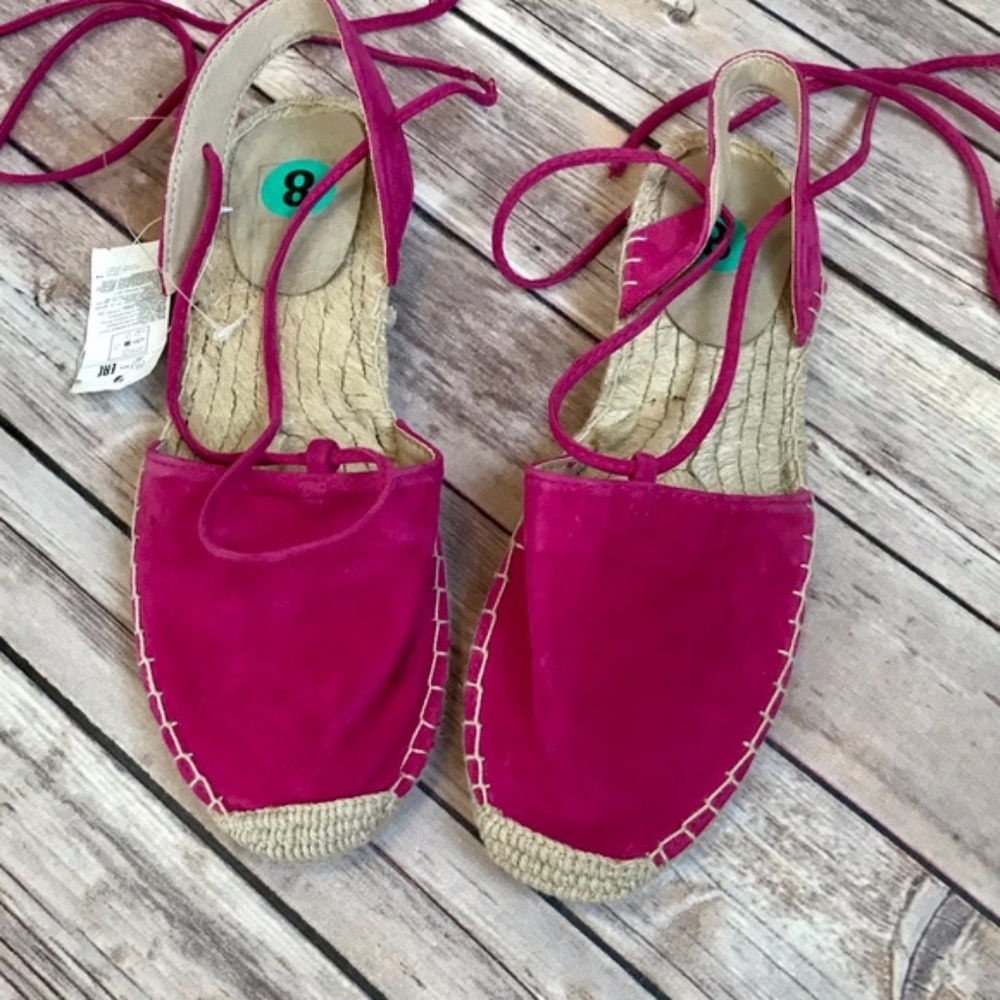 GAP Suede Espadrille Black, Blue, Pink NEW - Picture 8 of 8